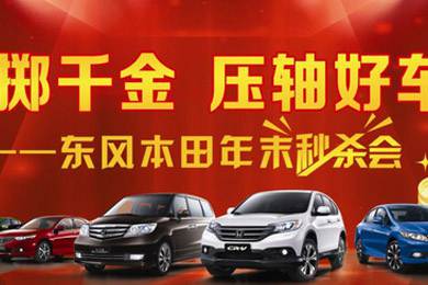 11月1日——11月11日到邵陽東風本田購車1步到位！